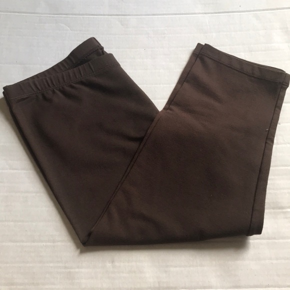 Simply Vera Vera Wang brown cotton Capri legging - Picture 3 of 7